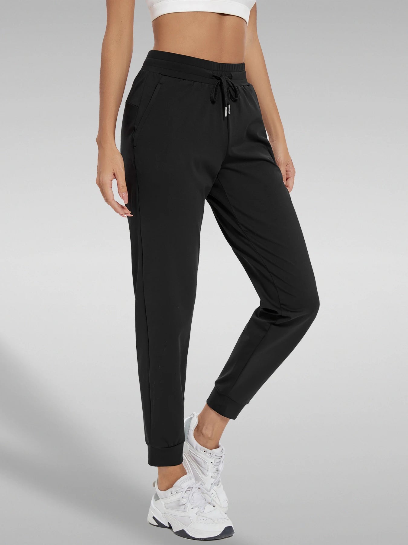 Women's Joggers with Pockets High Waisted Athletic Workout Yoga Jogger Pants for Women Sweatpants Comfy Lounge Pants