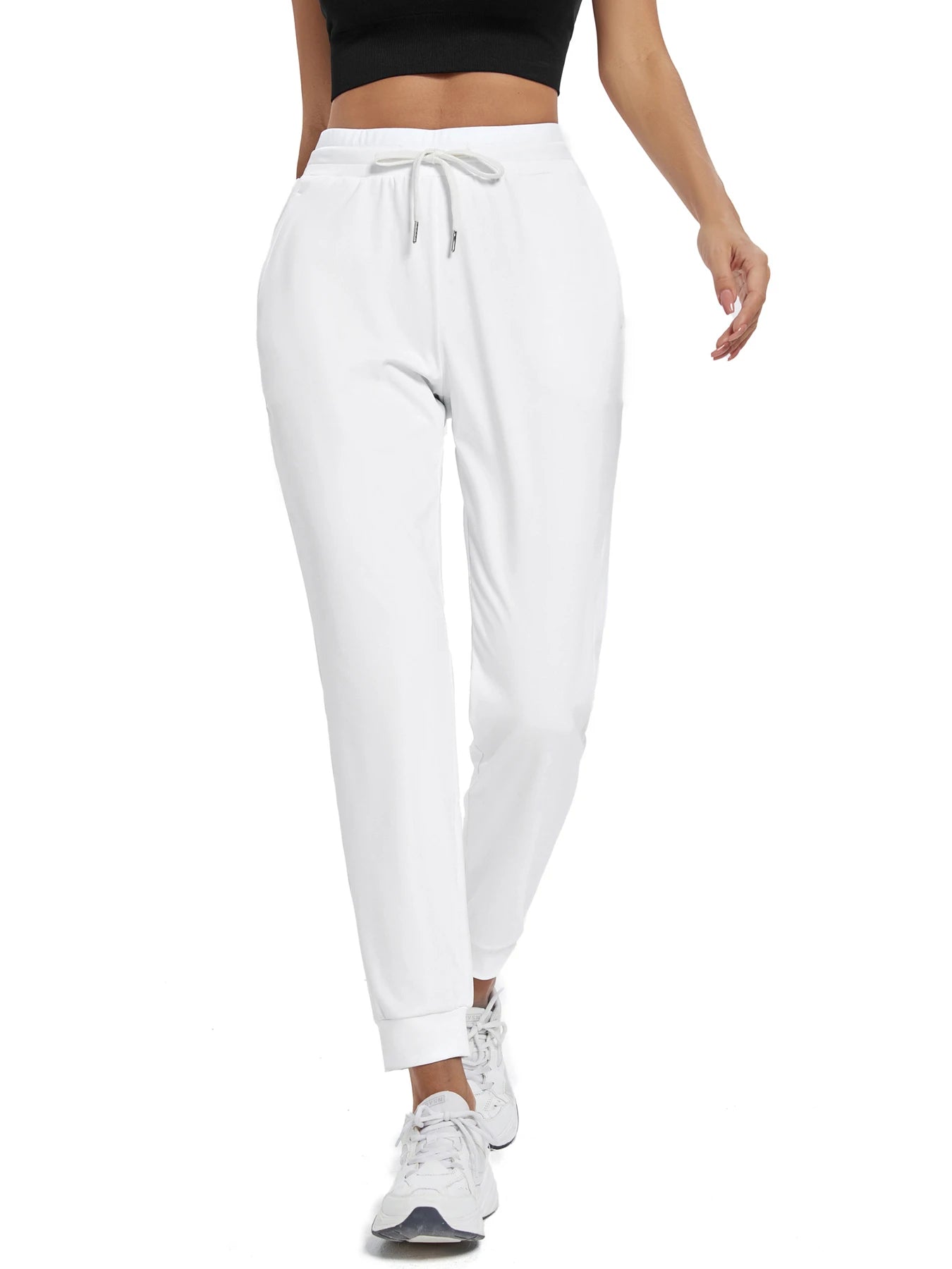 Women's Joggers with Pockets High Waisted Athletic Workout Yoga Jogger Pants for Women Sweatpants Comfy Lounge Pants