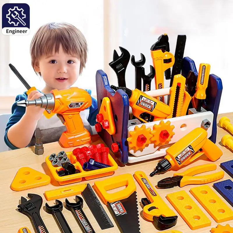 CONUSEA Kids Repair Tool Kit Pretend Play Educational Toy