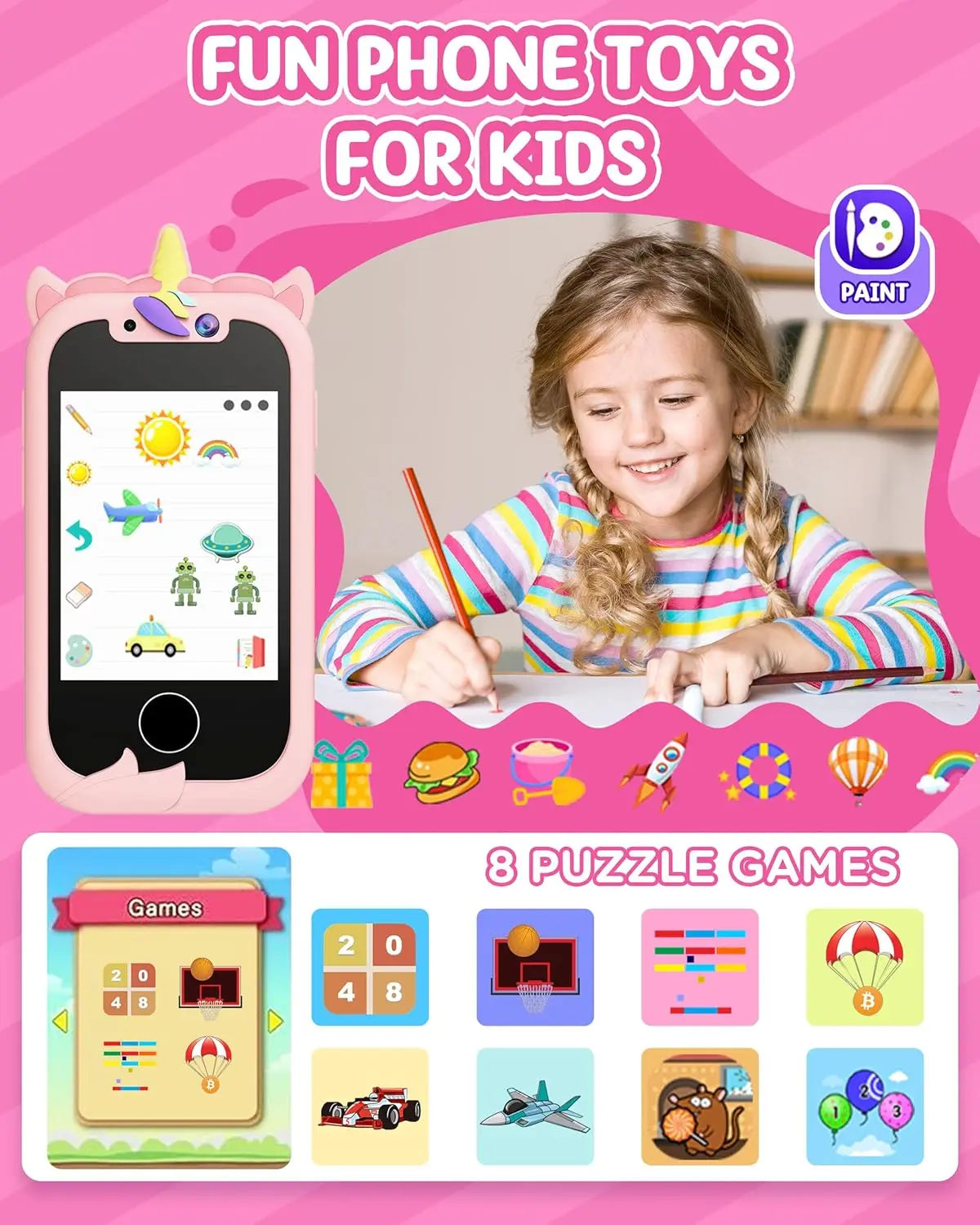 Guangdong Kids Smart Phone Educational Toy Interactive Toddler Phone