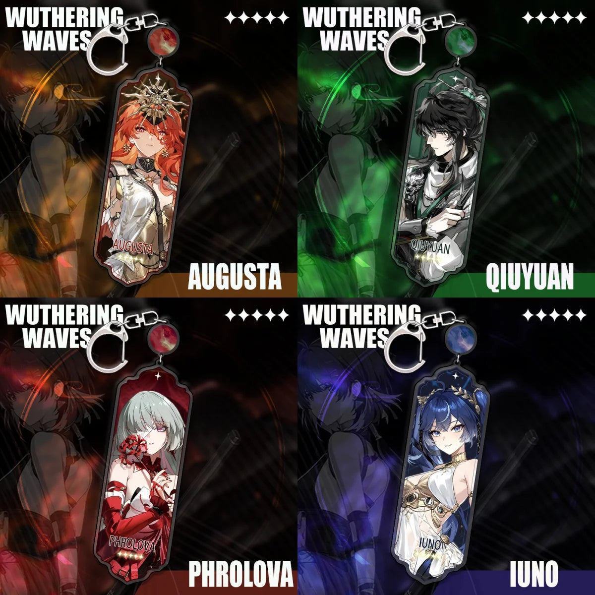 Wuthering Waves Chisa Phrolova Keychain Pendant Anime
