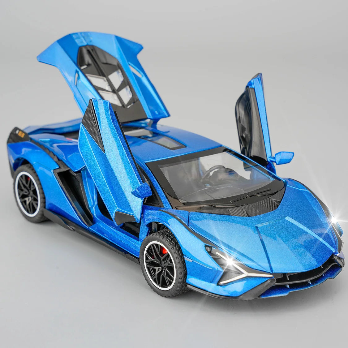 Diecast Alloy Supercar Model With Sound And Lights
