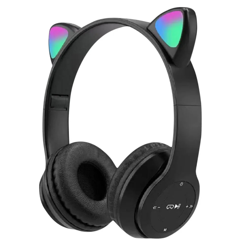 ANENG Wireless Cat Ear Headphones Bluetooth Sports Headset
