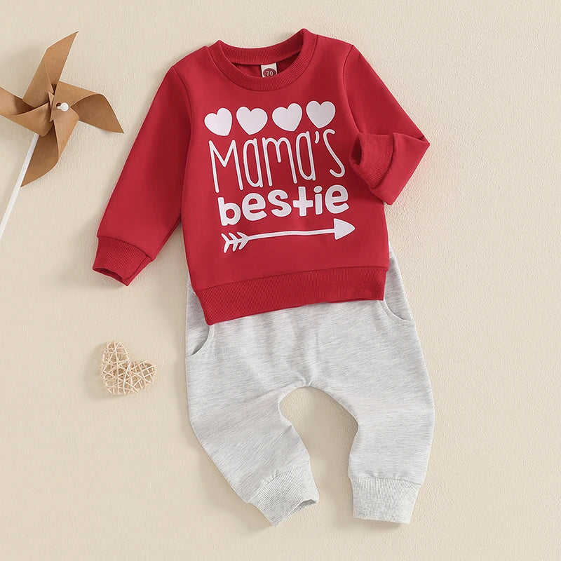 Cute Animal Print Hoodie and Pants Set for Toddlers