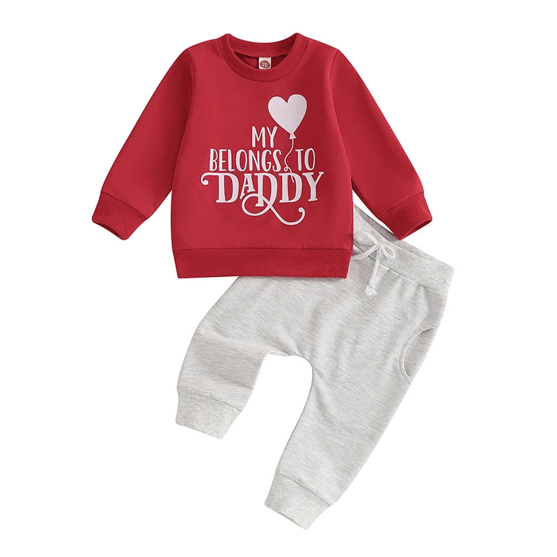 Cute Animal Print Hoodie and Pants Set for Toddlers