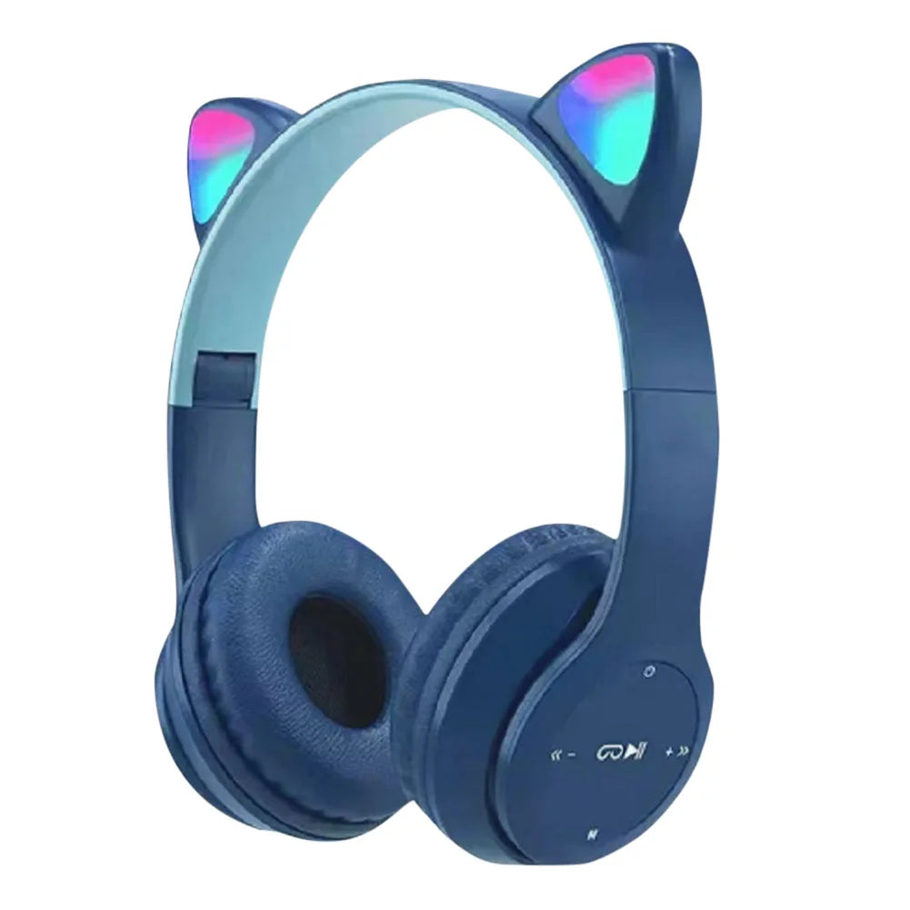 ANENG Wireless Cat Ear Headphones Bluetooth Sports Headset
