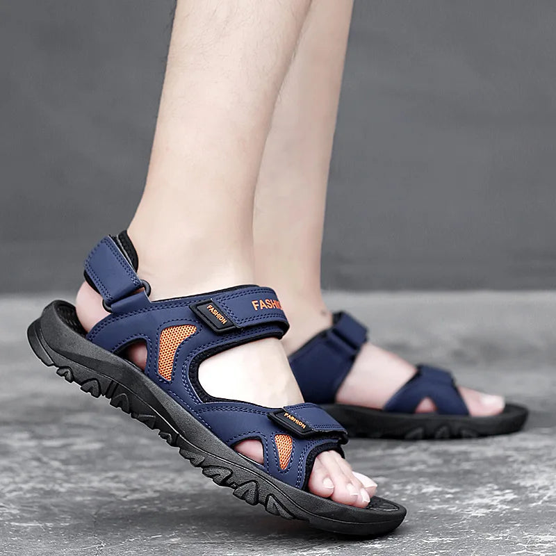 Fitville Men Sandals Casual Beach Slide Open Toe Sports