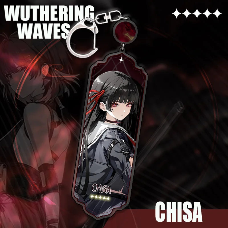 Wuthering Waves Chisa Phrolova Keychain Pendant Anime