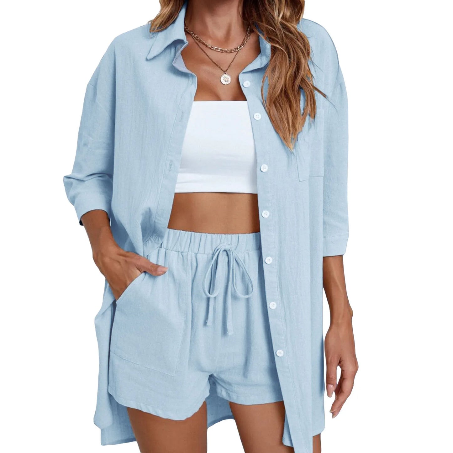 Hirigin Women's Casual 2 Piece Outfits Loungewear Set