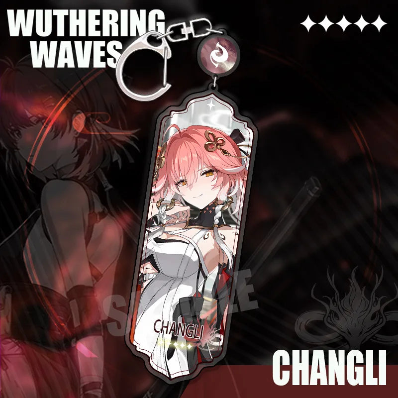 Wuthering Waves Chisa Phrolova Keychain Pendant Anime