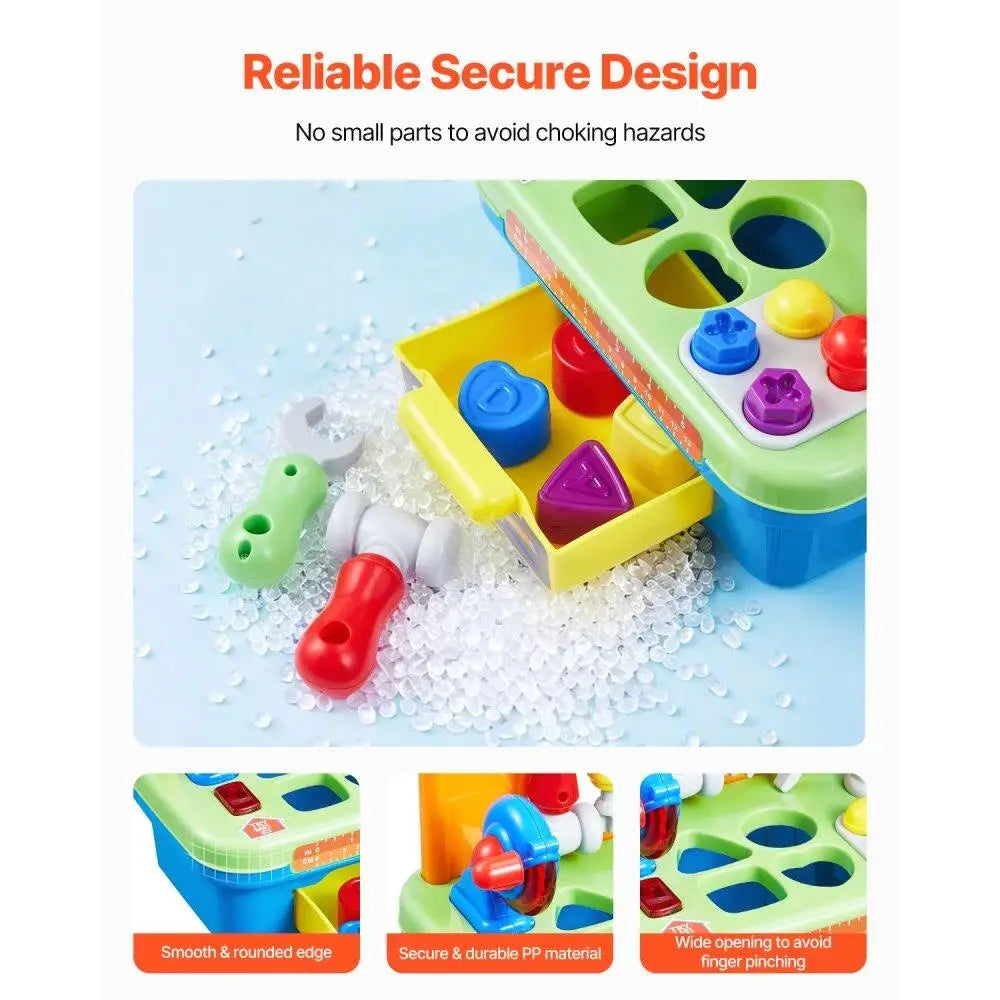 Hign Concerned Musical Toddler Workbench Interactive Learning Toy