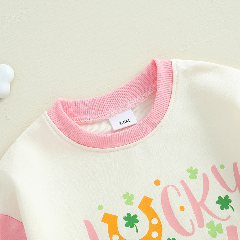 Guangdong Toddler Jumpsuit Clover Print St Patrick Day Romper