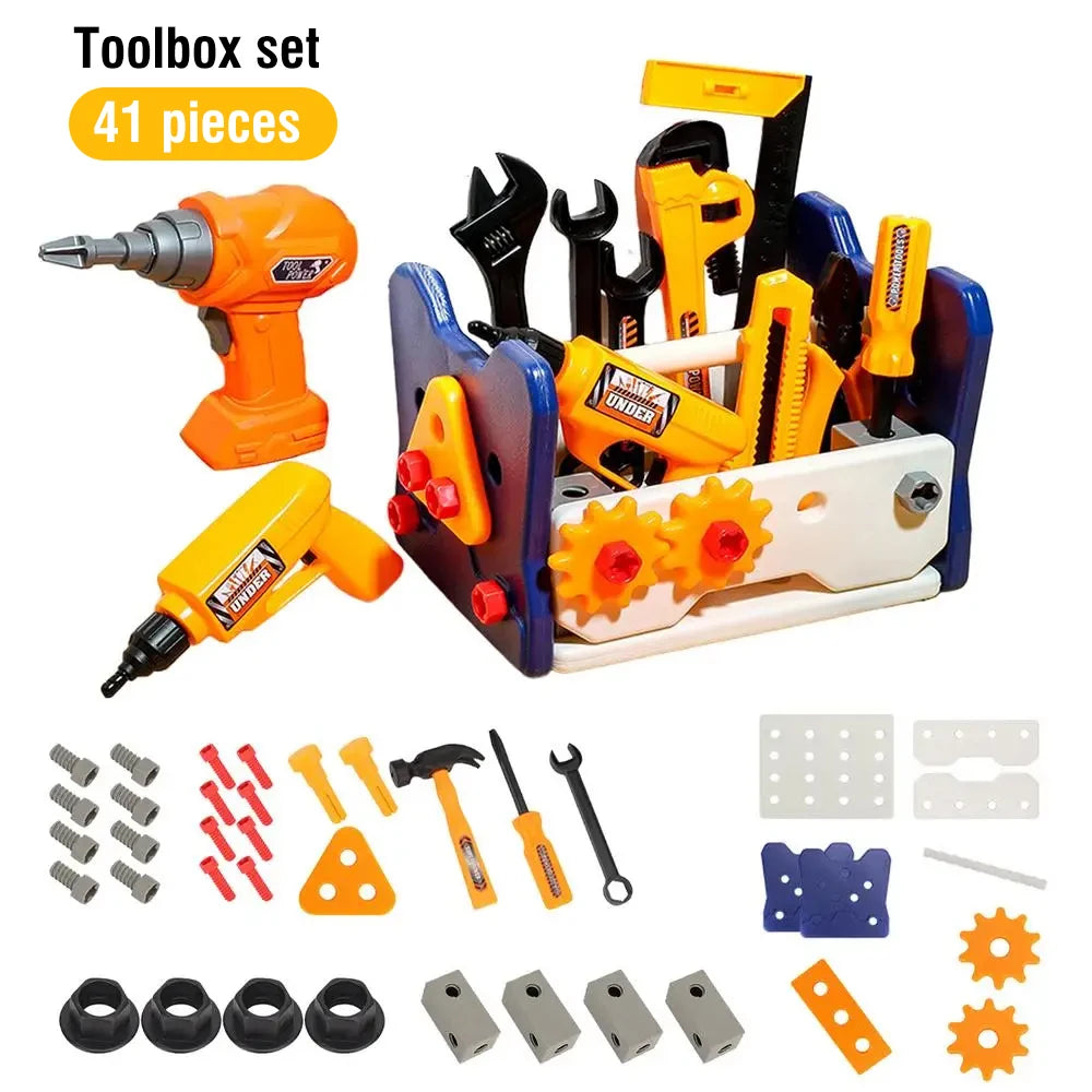 CONUSEA Kids Repair Tool Kit Pretend Play Educational Toy