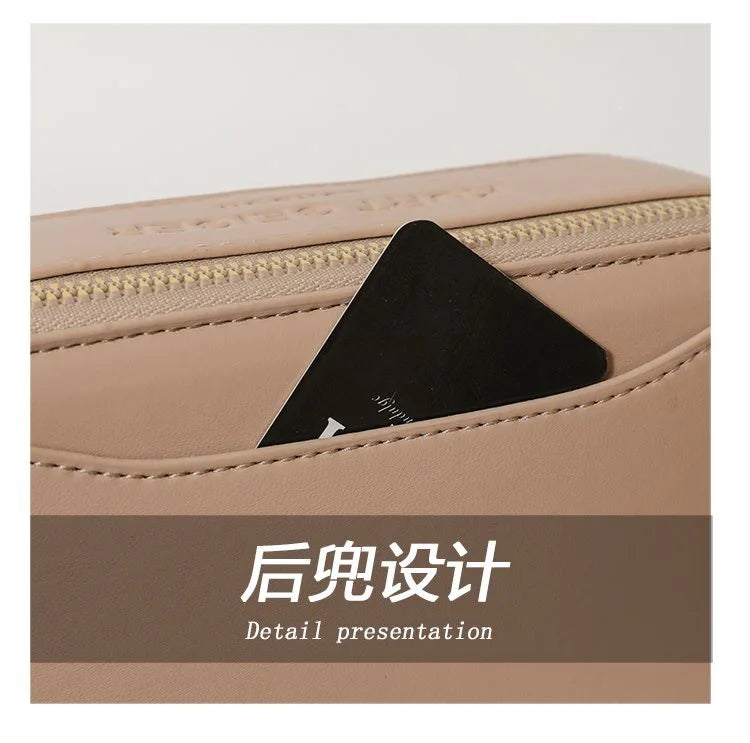 Guangdong Designer Carved Wide Strap Camera Square Crossbody Bag