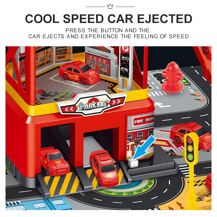 Conusea DIY Rail Car Parking Kit Inertia Racing Track
