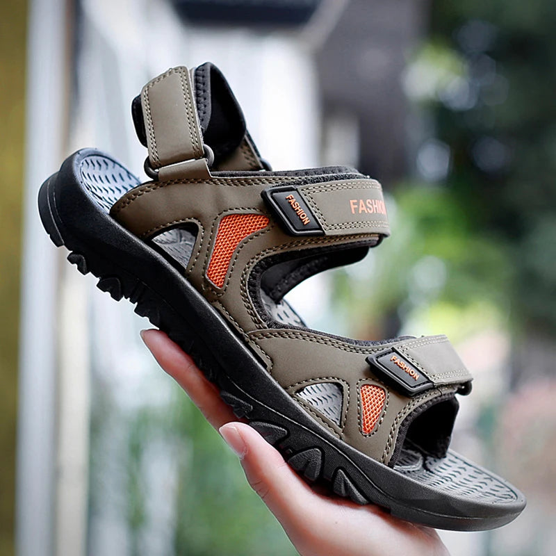 Fitville Men Sandals Casual Beach Slide Open Toe Sports