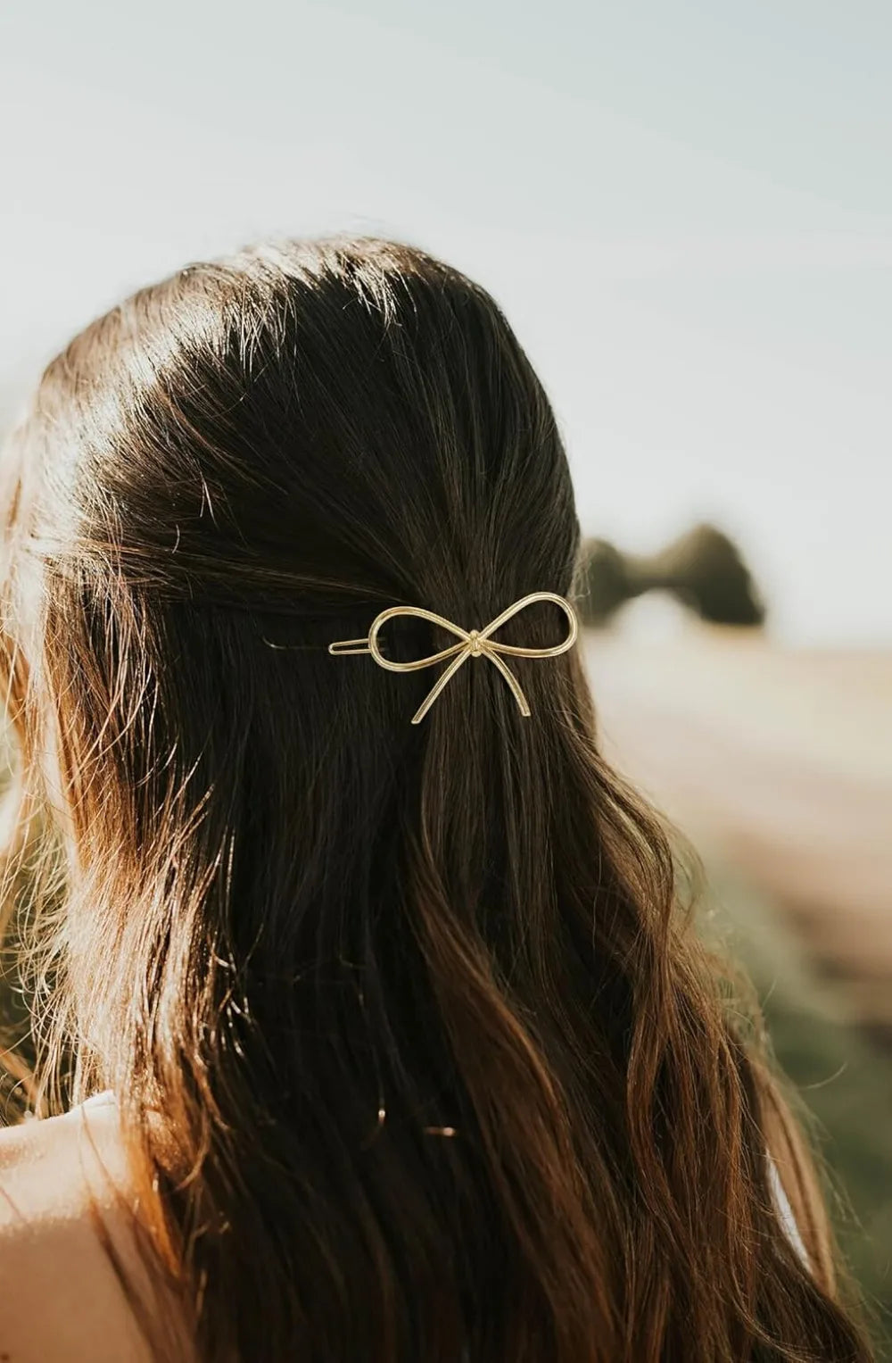 Minimalist Metal Hairpins With Chic Bows Gift For Women