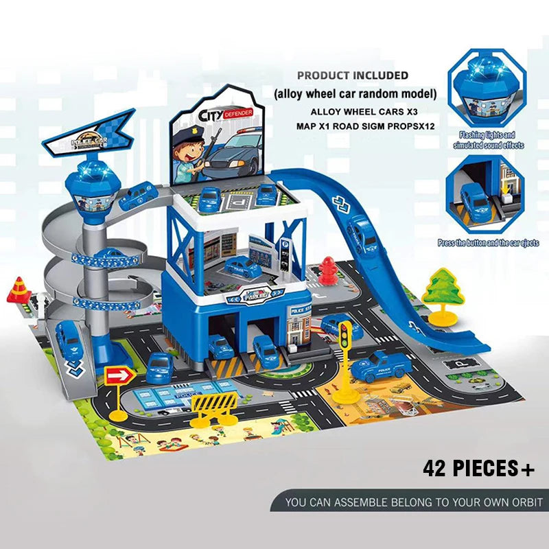 Conusea DIY Rail Car Parking Kit Inertia Racing Track