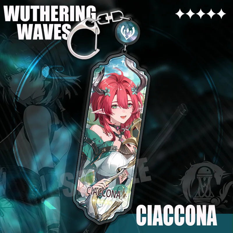 Wuthering Waves Chisa Phrolova Keychain Pendant Anime