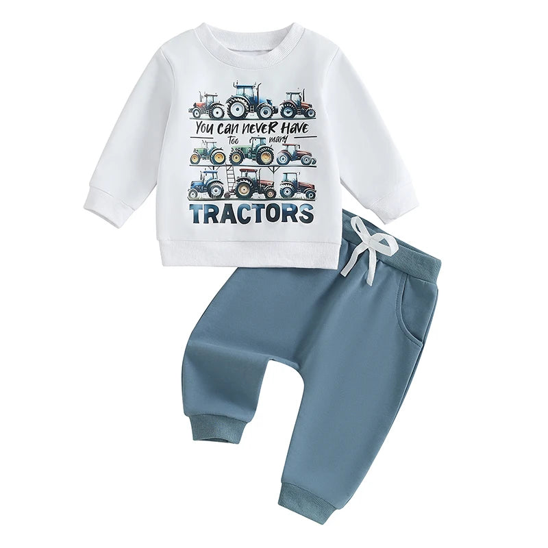 Toddler Boy Dinosaur Hoodie and Jogger Set for Kids