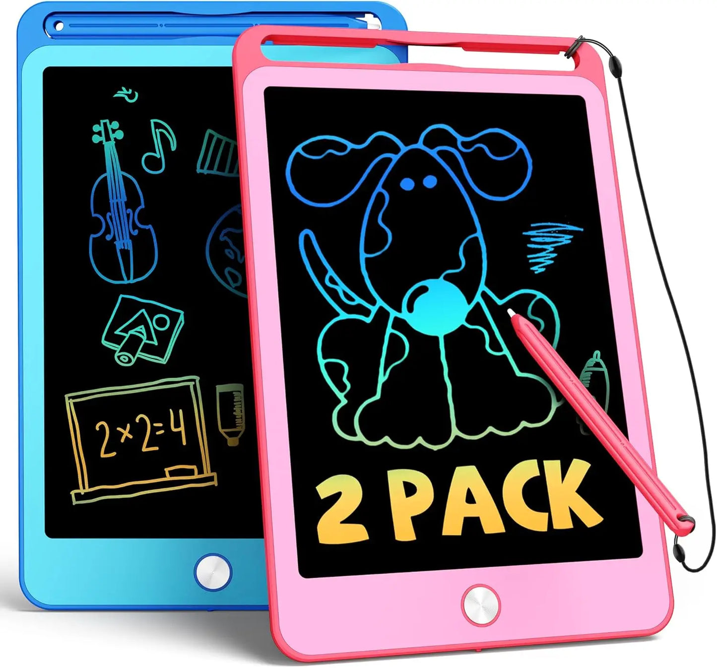 Kikapabi 2 Pack LCD Writing Tablet for Kids