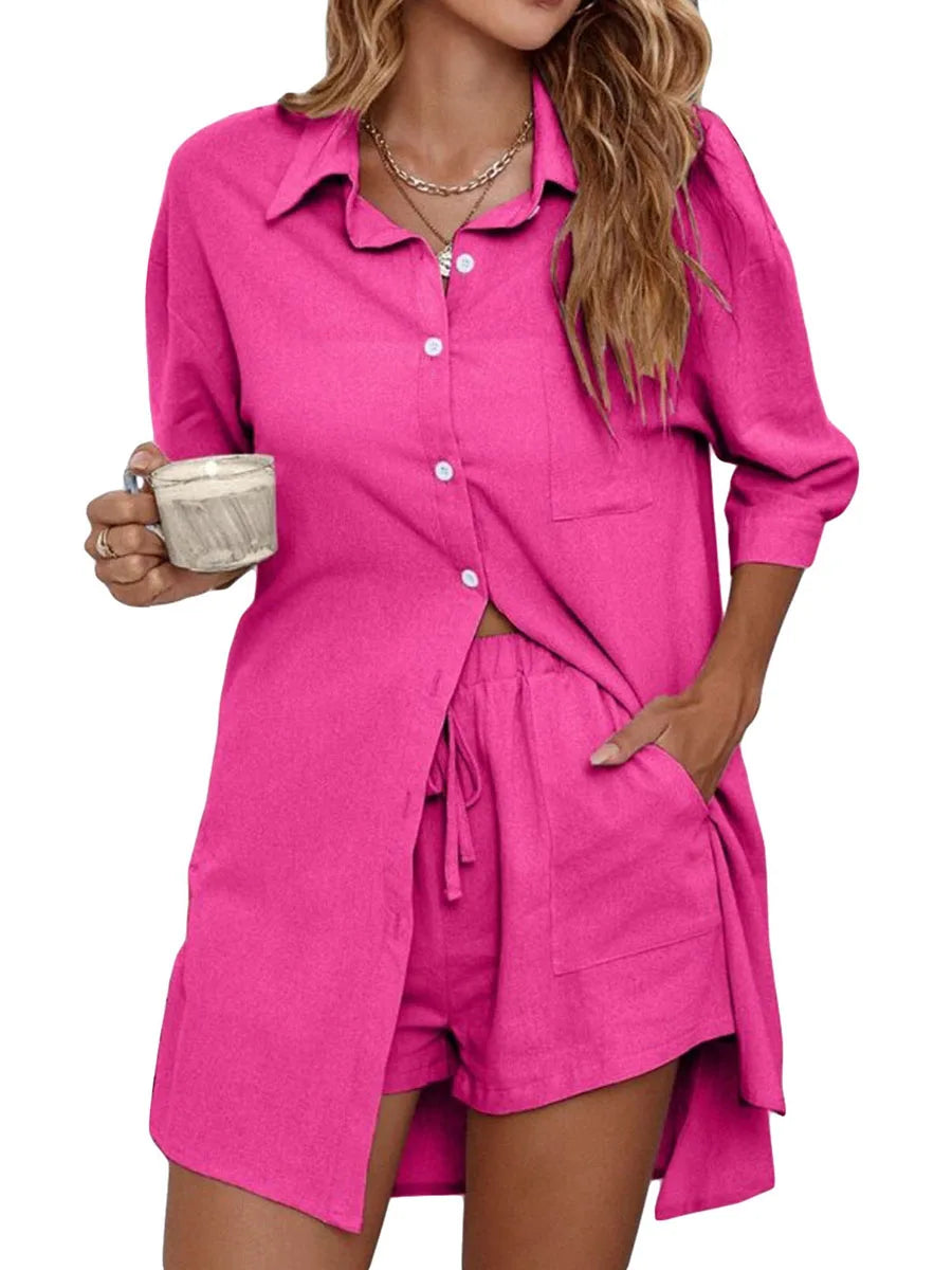 Hirigin Women's Casual 2 Piece Outfits Loungewear Set