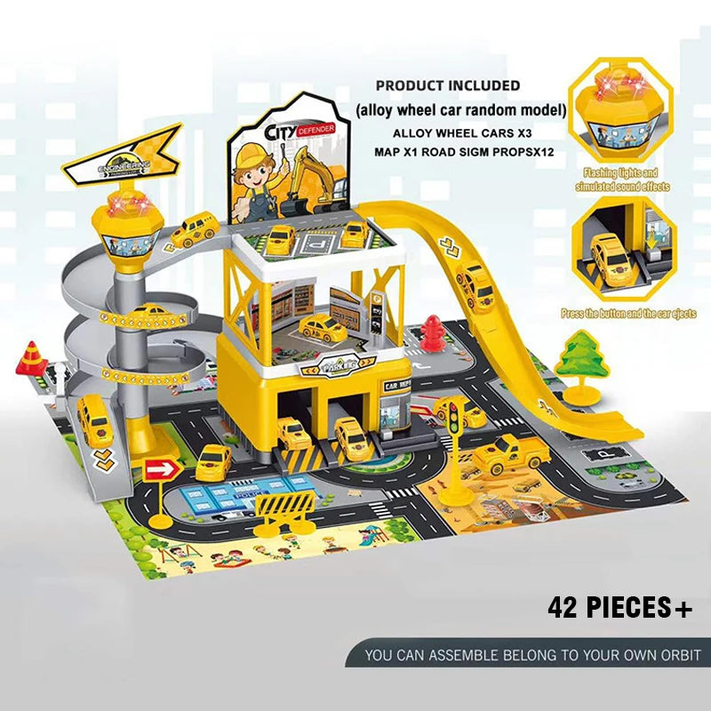 Conusea DIY Rail Car Parking Kit Inertia Racing Track
