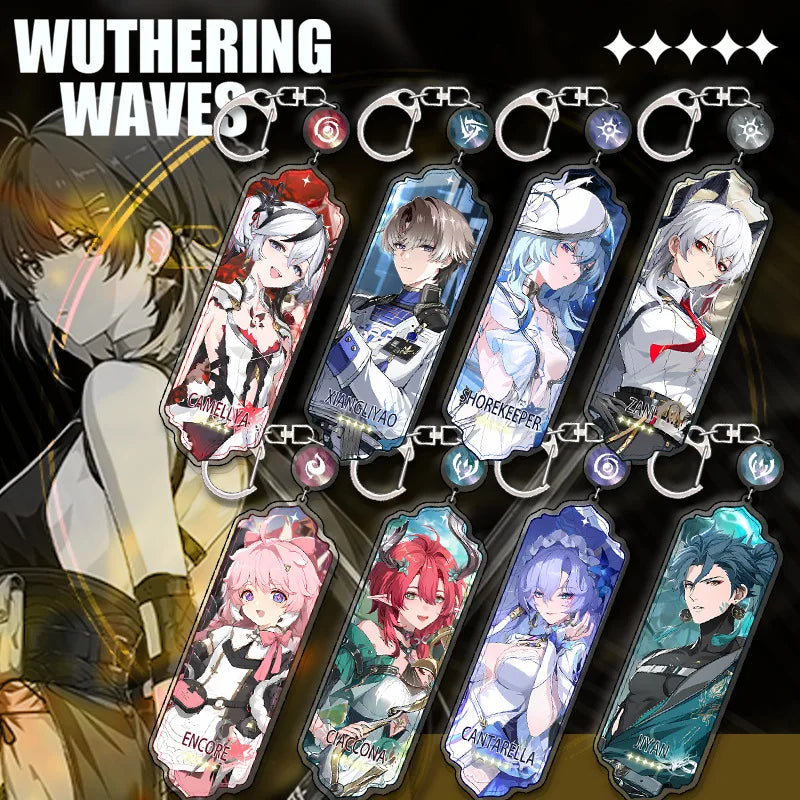 Wuthering Waves Chisa Phrolova Keychain Pendant Anime