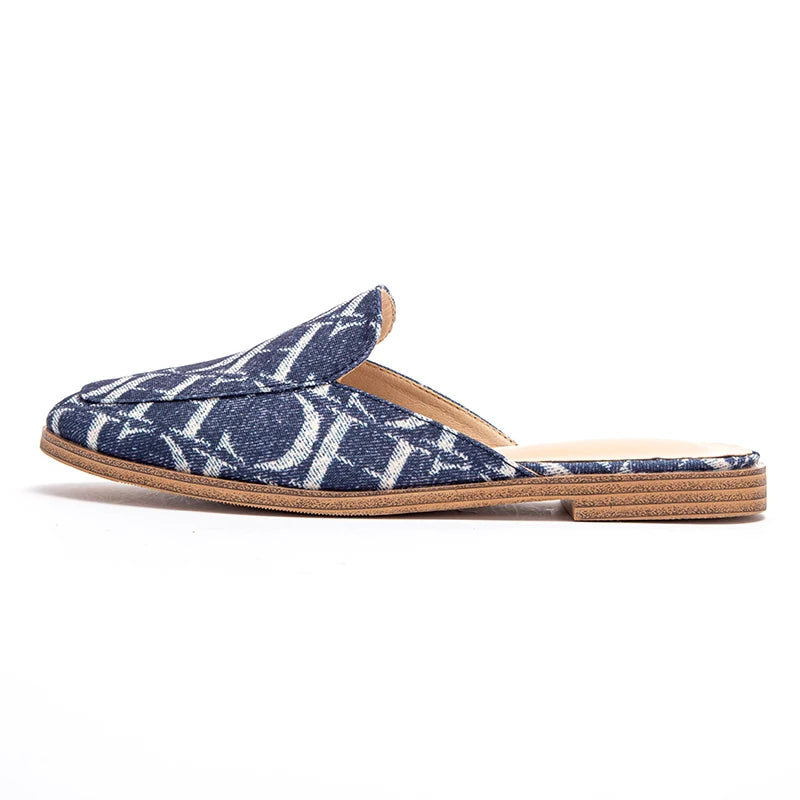 CHCHCN Luxury Summer Womens Slippers Flat Heel Sandals