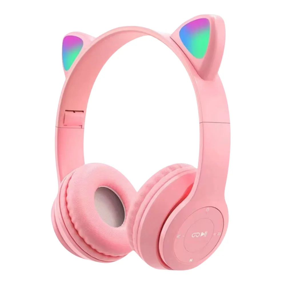 ANENG Wireless Cat Ear Headphones Bluetooth Sports Headset