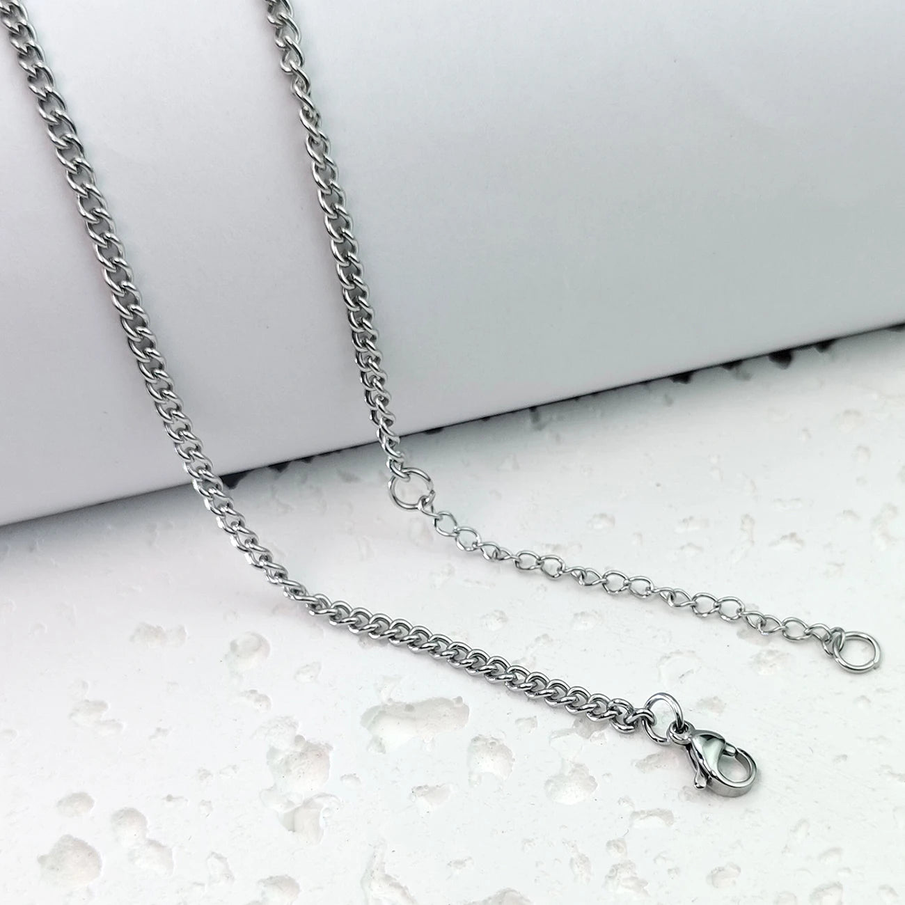 KABOLONGCN Exaggerated Vintage Stainless Steel Ring Pendant Necklace