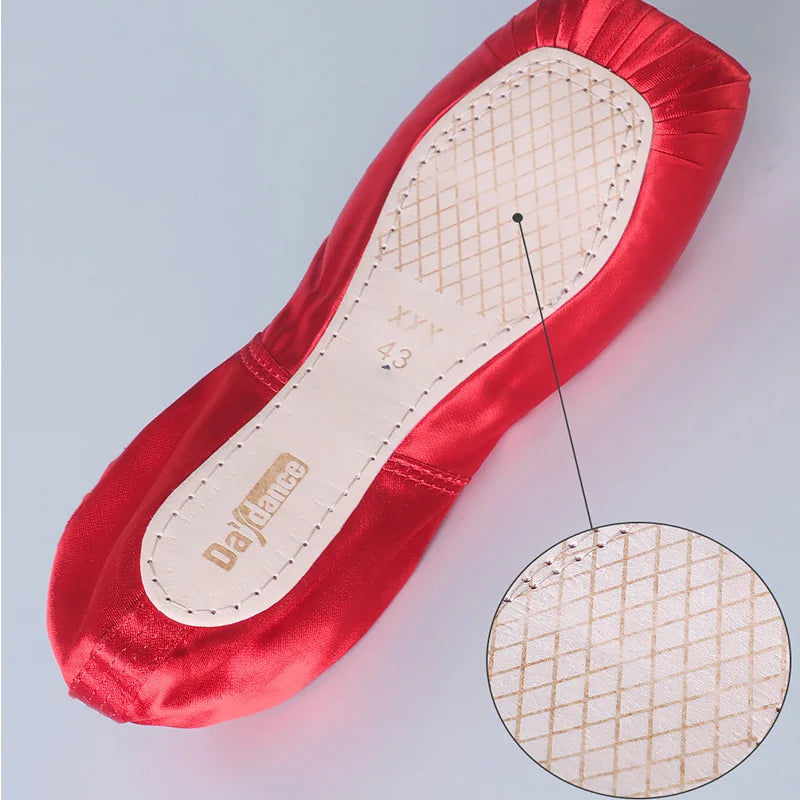 Daydance Satin Pointe Shoes For Ballet Practice Sessions
