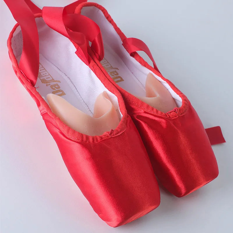 Daydance Satin Pointe Shoes For Ballet Practice Sessions