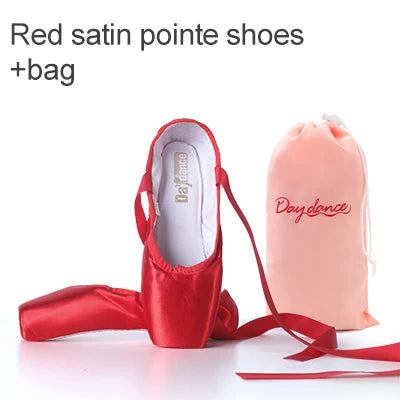 Daydance Satin Pointe Shoes For Ballet Practice Sessions