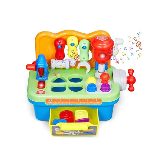 Hign Concerned Musical Toddler Workbench Interactive Learning Toy
