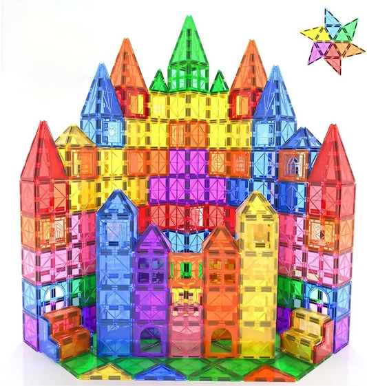 Coodoo Magnetic Building Tiles STEM Construction Blocks For Kids