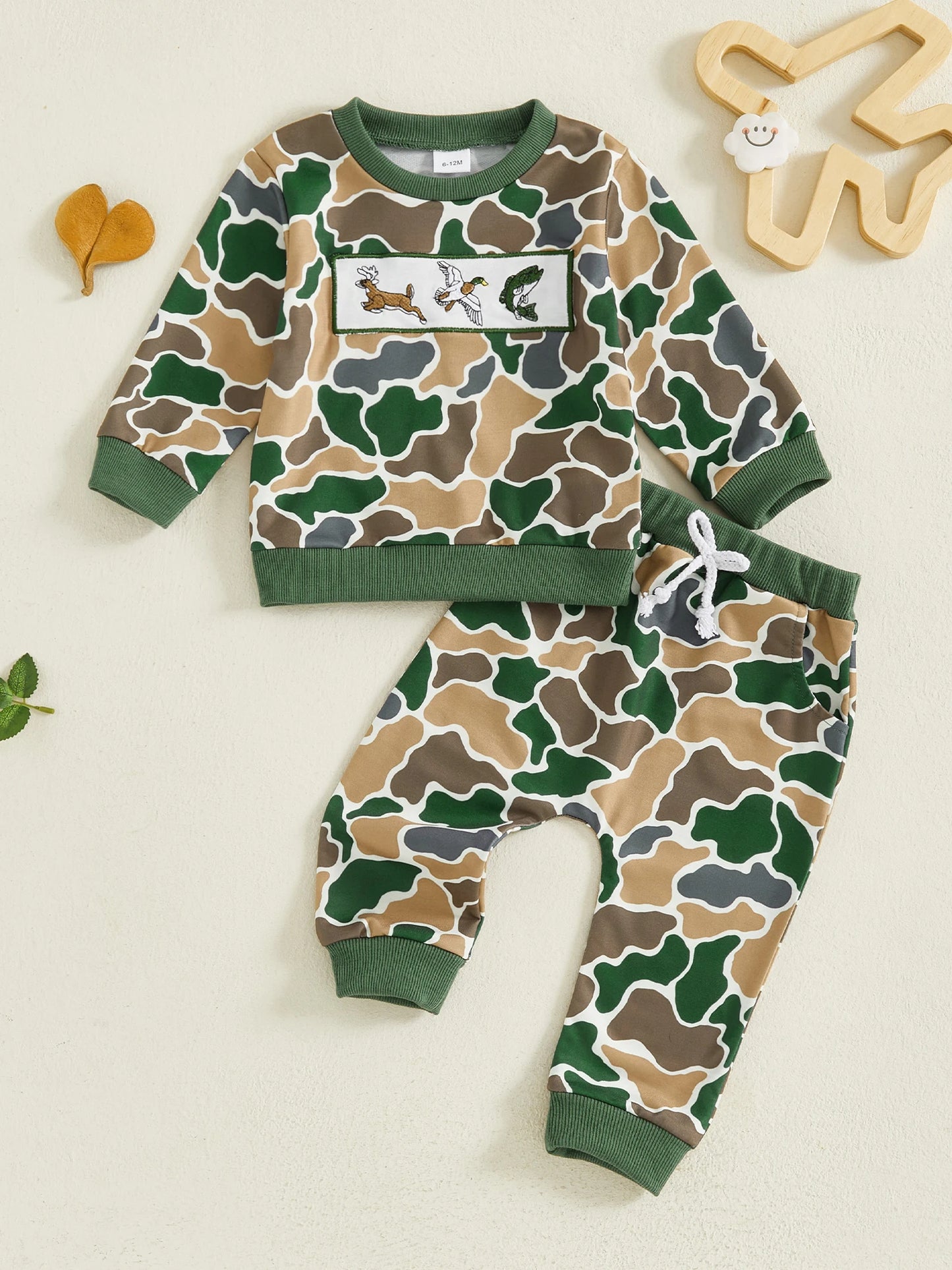 Dinosaur Print Toddler Boys T Shirt Denim Jeans Set