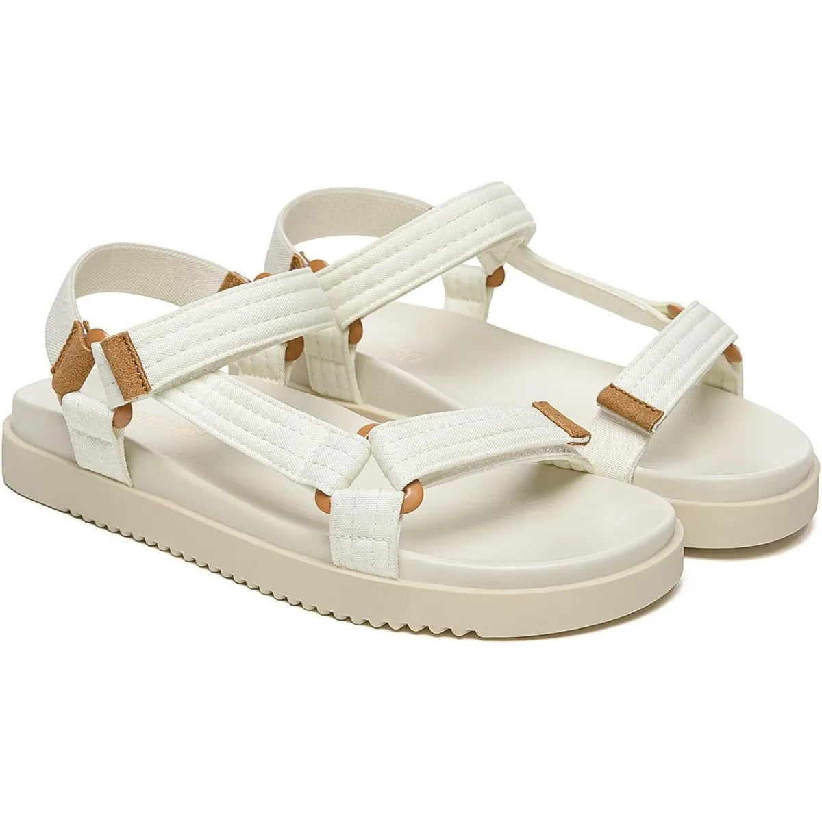 Comfortable Women's Flat Open Toe Sandals with Adjustable Straps