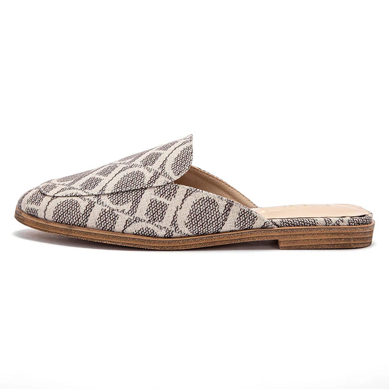 CHCHCN Luxury Summer Womens Slippers Flat Heel Sandals