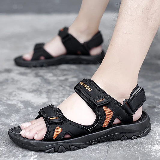 Fitville Men Sandals Casual Beach Slide Open Toe Sports